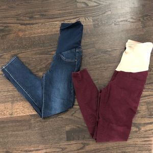 Luxe Essential Denim maternity jeans pants size 27